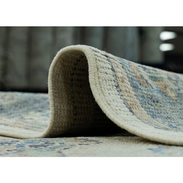 Textile Turkish Oushak Runner Rug 2'10" x 16'3" #17907 For Sale - Image 7 of 8