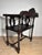 Brown Pair of Spanish Barley Twist Armchairs, Baroque Revival, Early 20th Century For Sale - Image 8 of 13