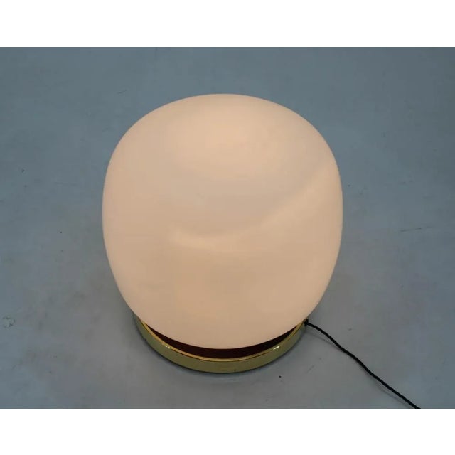 Large Blown Glass Floor Lamp, Former Czechoslovakia, 1950s For Sale - Image 4 of 10