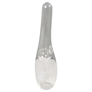 Modern Italian Glass Vase with Irregular Round Shape by Roberto Faccioli, 1990s