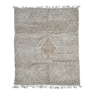 Moroccan Contemporary Wool Rug - 10 X 8.2 Ft For Sale