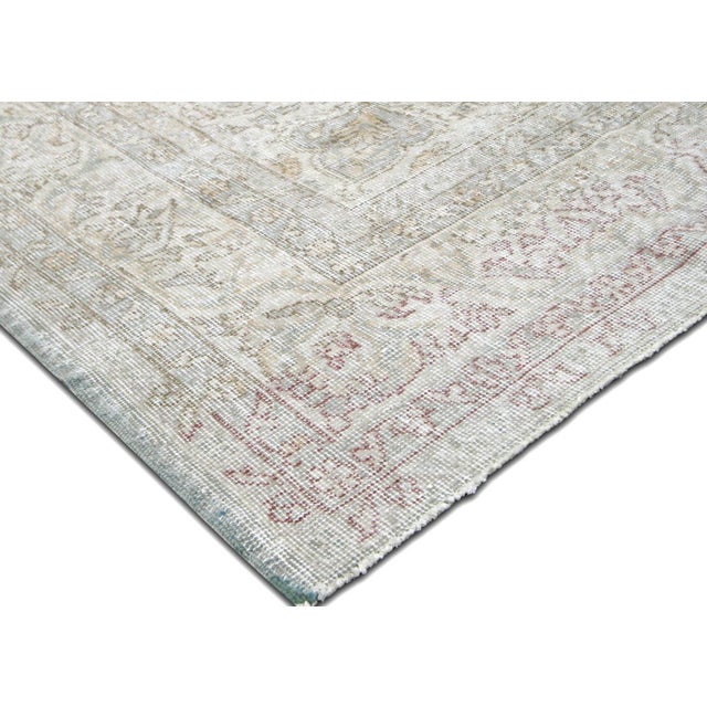 Traditional 1960s Turkish Oushak Rug For Sale - Image 3 of 6