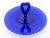 Glass Cambridge Cobalt Blue Elegant Glass Keyhole Handle Sandwich Serving Plate 471b For Sale - Image 7 of 10