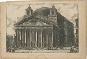 Agrippa's Legacy: The Pantheon as St. Maria Ad Martyres, 1761, Print
