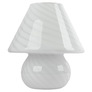 Glass Mushroom Table Lamps attributed to Peill & Putzler, Germany, 1970s For Sale