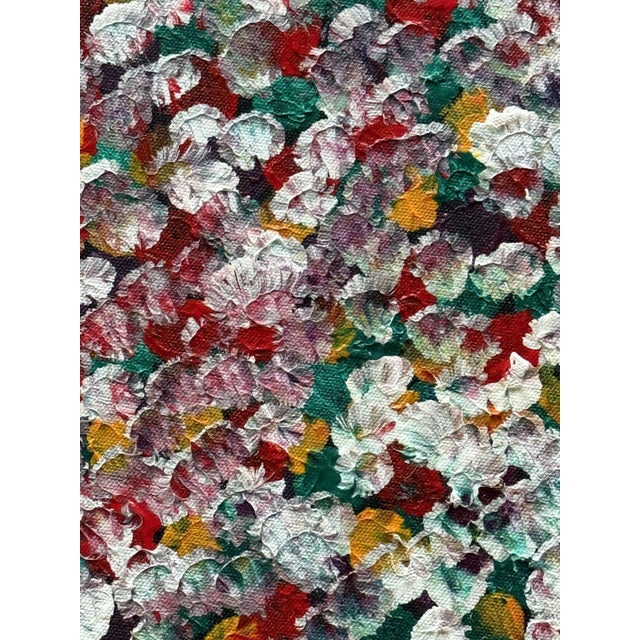 Large Aboriginal Contemporary Painting Bush Plum by Polly Ngale For Sale - Image 10 of 14