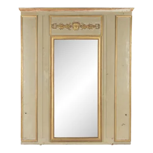 French Louis XVI Style Trumeau Mirror