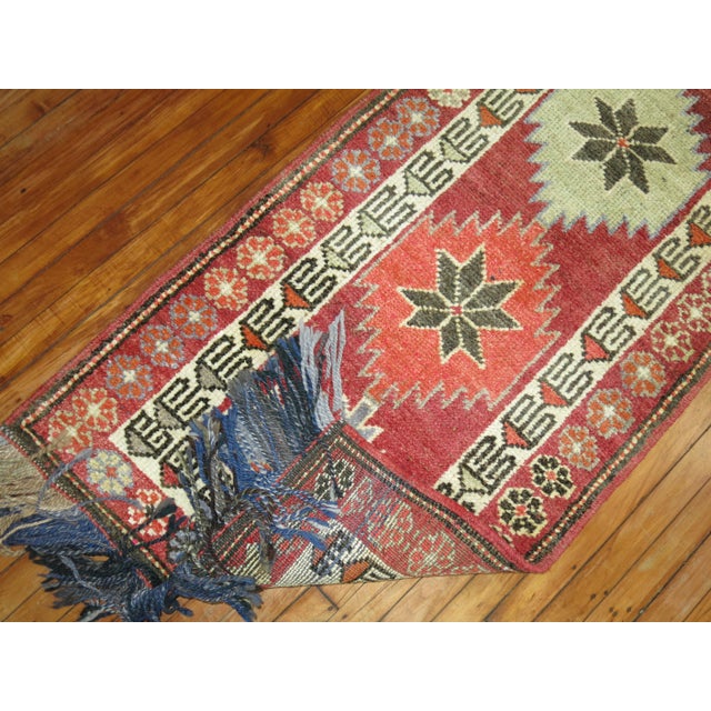 Vintage Zabihi Collection Geometric Turkish Anatolian Runner - 2'7" x 13'9" For Sale In New York - Image 6 of 8