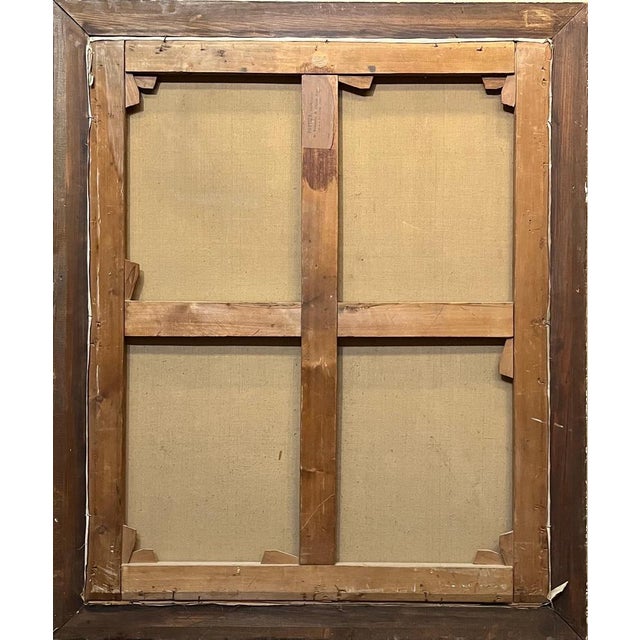 Edouard Dreyfus-Gonzales, Portrait of a Bride, Oil on Canvas For Sale - Image 13 of 14