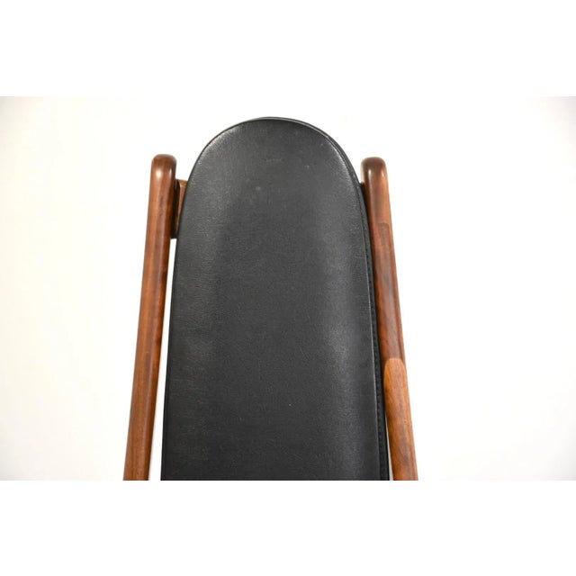 1960s Walnut Dining Chairs - Set of 4 For Sale - Image 5 of 10