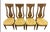 Set of 4 — Thomasville "Avenue" Collection Lyre-Back Cane Dining Chairs | c.1963 | Original Label For Sale - Image 11 of 11