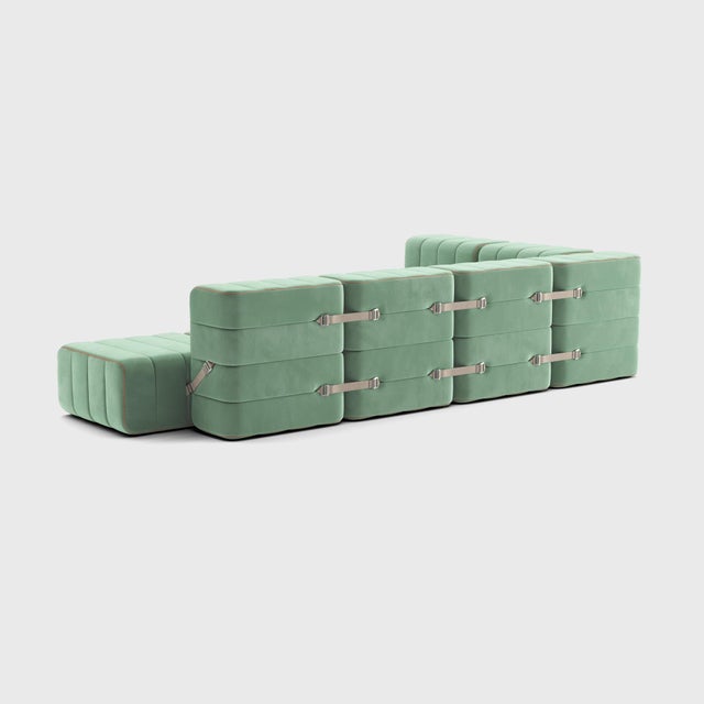 Contemporary Flexible Large Corner Sofa from Ambivalenz, Set of 12 For Sale - Image 3 of 5