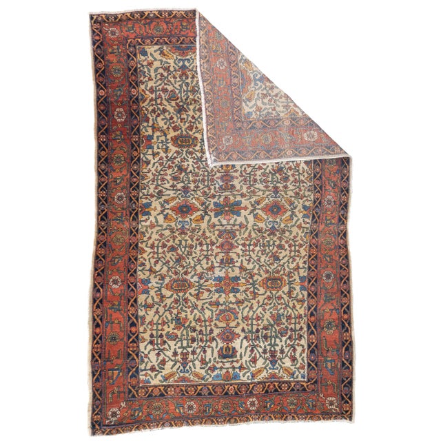 The scatter and room size pieces made in the Arak/Sultanabad area, between 1880 and 1910, with firm and leathery well-...