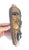 Enzo Borgini Italian Mid Century Terra Cotta With Iron Sculpture Wall Art Tribal Mask For Sale - Image 4 of 6