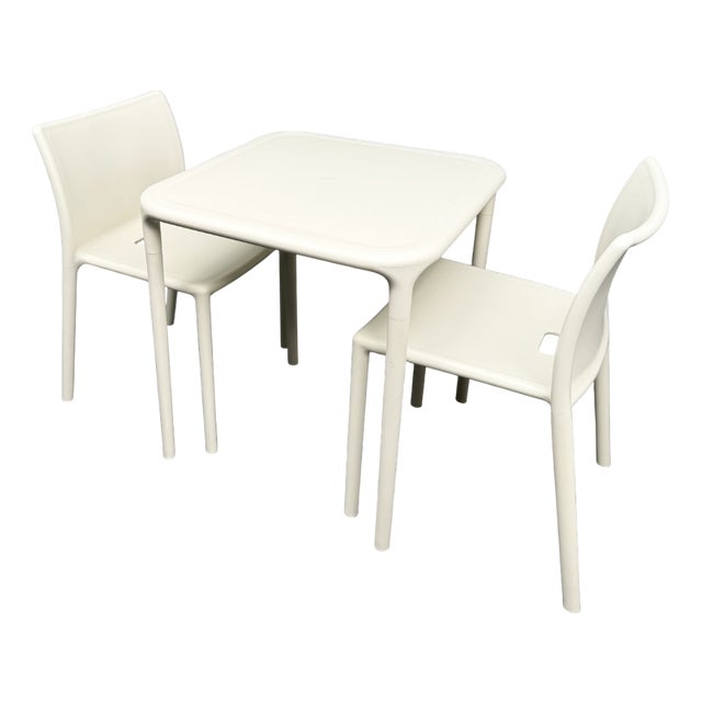 Air Chair and Table by Jasper Morrison for Magis, Italy, 2000s, Set of 3 For Sale