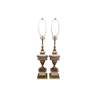 French Empire Table Lamps by Stiffel - a Pair For Sale