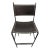 Sol & Luna Brown Leather and Iron Bar Stool, Showroom Sample For Sale