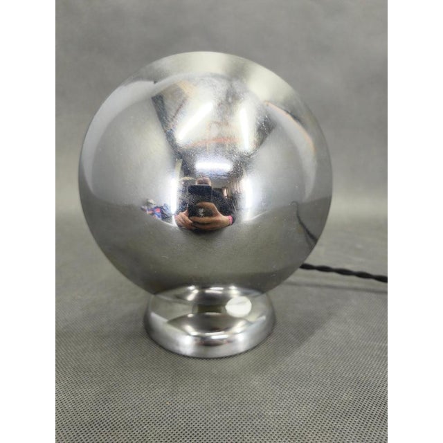 1930s Bauhaus Chrome Table Lamp with Adjustable Shade, 1930s For Sale - Image 5 of 11