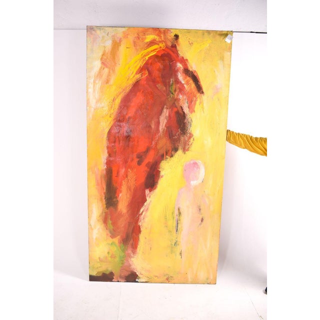 Abstract Painting, M. Thomsen, 1994, Acrylic on Canvas For Sale - Image 3 of 7