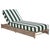 Spritely Home Callan Chaise Lounge, Heather Tan/Green Stripe For Sale - Image 4 of 12