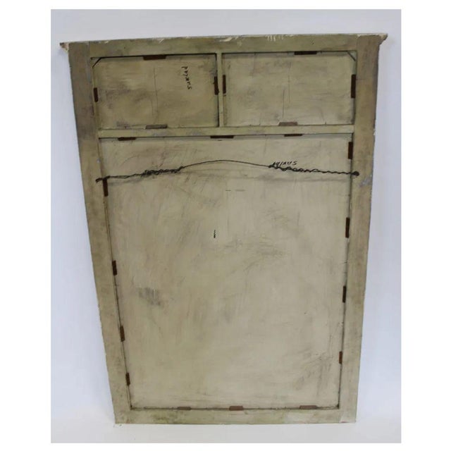 Early 20th Century Vintage Painted Louis XV Style Shell Mirror For Sale - Image 5 of 5