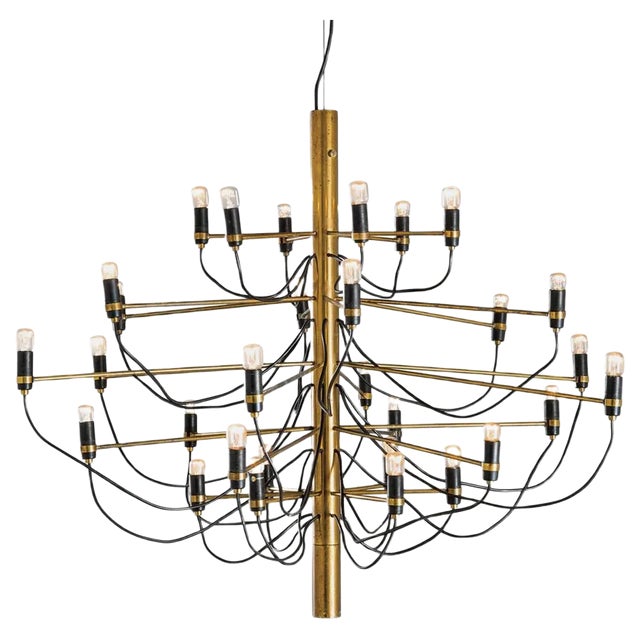 Mid-Century 2097/30 Chandelier by Gino Sarfatti for Arteluce For Sale