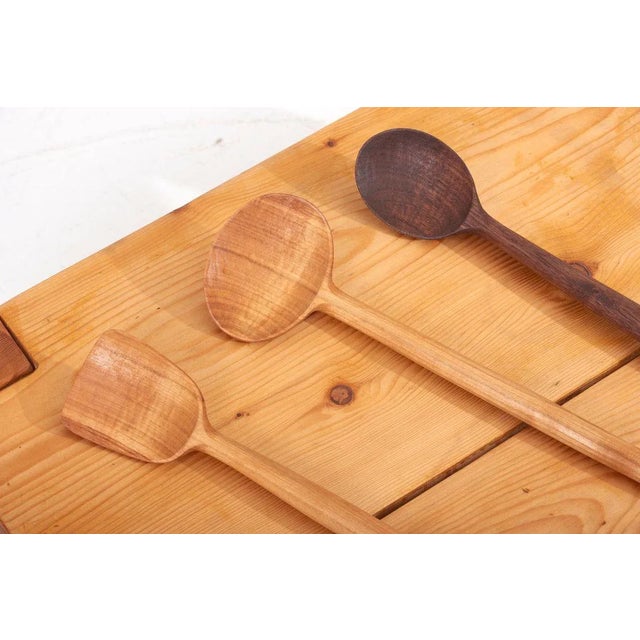 Wooden Spoons by Fabian Fischer, Germany, 2020, Set of 3 For Sale - Image 4 of 11
