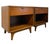 Wood 1990s Pair of Lane Mid Century Modern Nightstands / End Tables With Drawer and Open Shelf For Sale - Image 7 of 9