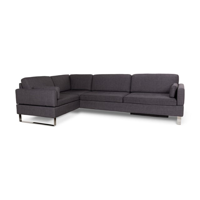 Gray Alba Fabric Corner Sofa from Brühl For Sale - Image 8 of 14