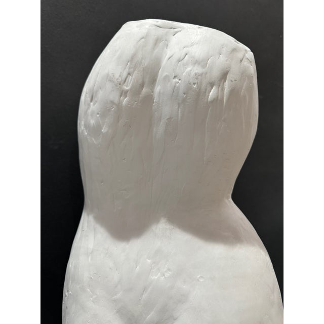 Mid 20th Century Larry Mohr Signed Figurative Sculpture – Plaster Modern Abstract Nude For Sale - Image 9 of 11