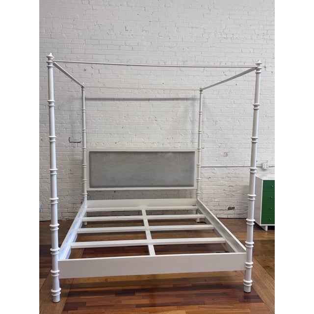 California King Oly Studio Willa Canopy Bed Frame For Sale In San Francisco - Image 6 of 12