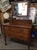 For you Antiques Lover Beautiful English Oak Antique Rolling Vanity With Beveled Swivel Tilt Mirror , Multi Drawer, nice...