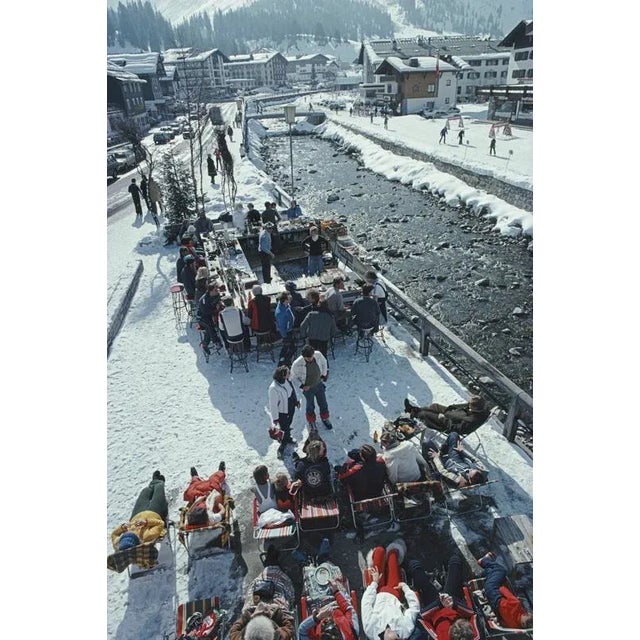 Ice Bar 1979 The Ice Bar at the Hotel Krone in the Austrian ski resort of Lech, February 1979. Photo by Slim Aarons Slim...