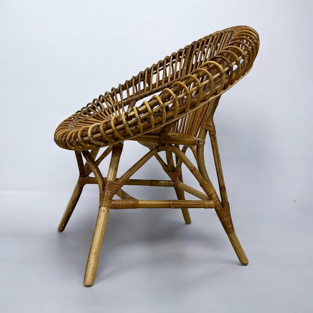 Brown Lounge Chair attributed to Janine Abraham & Dirk Jan Rol for Rougier, 1955 For Sale - Image 8 of 10