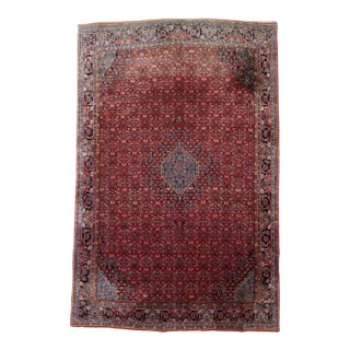 1920s, Antique Persian Bidjar Handmade Rug 7.5' X 10.11' For Sale