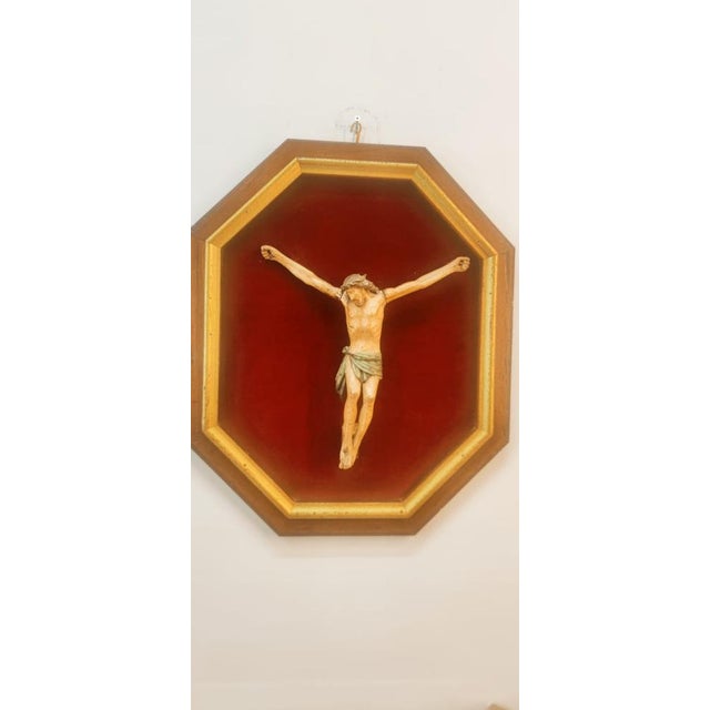 Christ on Panel in Wood, 1800s For Sale - Image 11 of 14