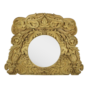 Hand Carved Southeast Asian Mirror