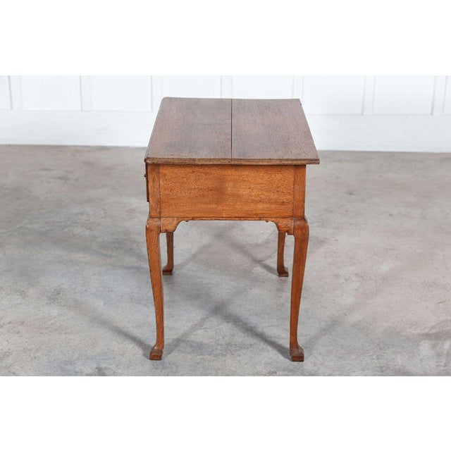 19th Century Georgian English Oak Low Boy, 1800s For Sale - Image 14 of 16