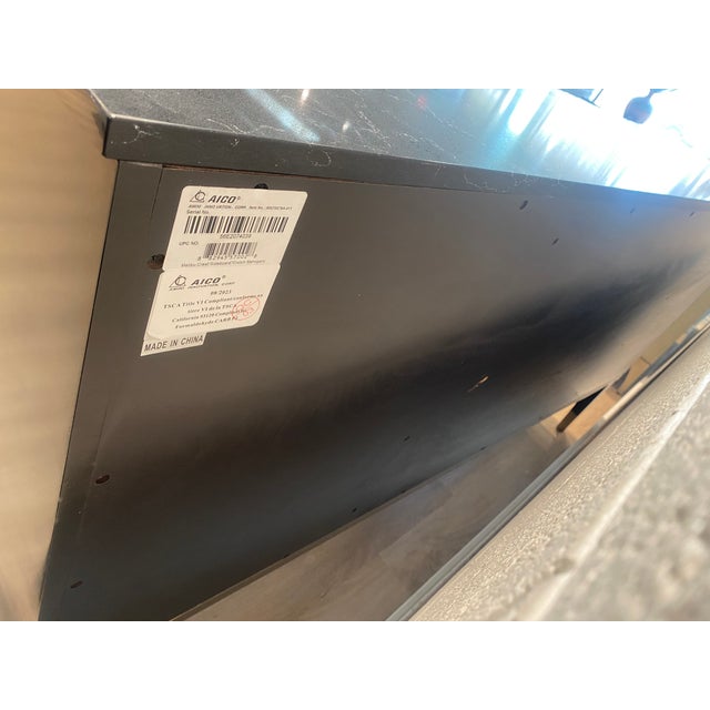 Malibu Crest by Aico Furniture Crotch Mahogany Finish For Sale - Image 9 of 12