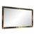 Vintage La Barge Chinoiserie-Style Black and Gold Mantel Mirror For Sale