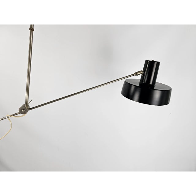 Mid-Century Counter Balance Ceiling Lamp attributed to Willem Hagoort, 1960s For Sale - Image 10 of 10