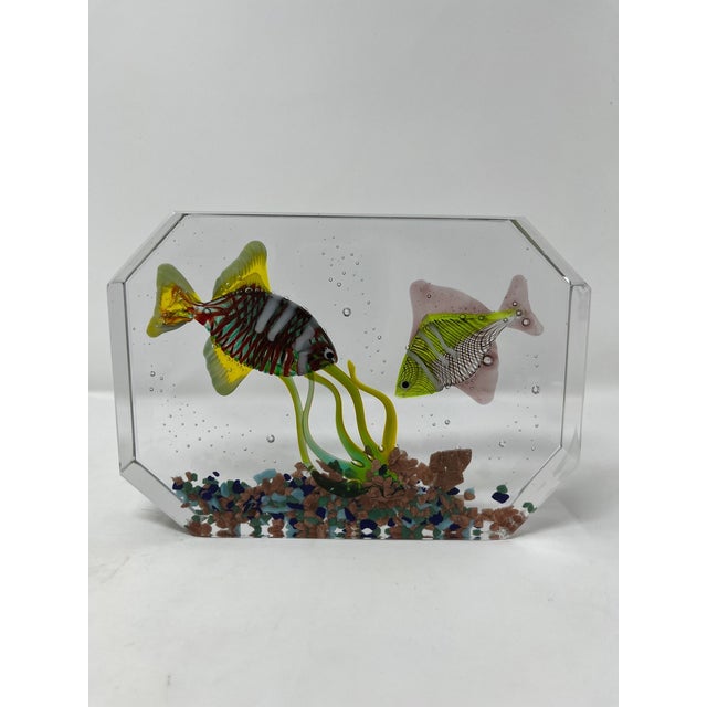 Murano Glass Aquarium by Costantini For Sale - Image 4 of 6