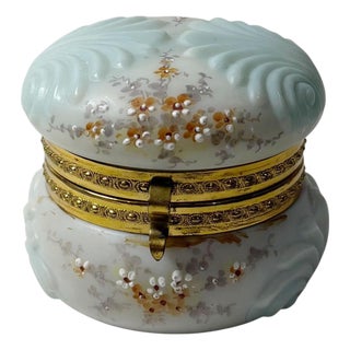 19th Century Victorian Wavecrest Box by Cf Monroe For Sale