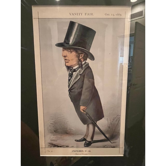 Antique Set of 10 Vanity Fair Lithograph Prints — Framed, C. 1890–1905 For Sale - Image 11 of 12