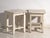Bedside Tables in Pine Wood, Central Europe, 1940, Set of 2 For Sale - Image 11 of 12