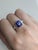 Make a statement with this 2.83ct Tanzanite ring in 14K white gold. Earth-mined diamonds add sparkle, while the broad,...