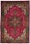 1940s Vintage Persian Heriz Handmade Pink Flroral Wool Rug For Sale - Image 12 of 12