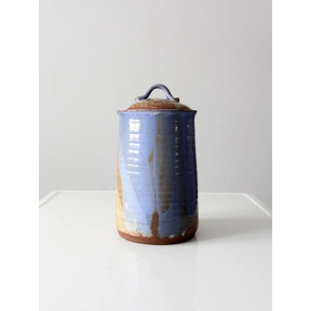 Vintage Studio Pottery Jar For Sale - Image 6 of 13