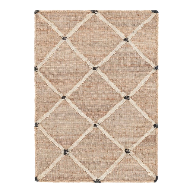 Dash & Albert by Annie Selke Kali Natural Woven Jute Rug, 7' 6" x 9' 6" For Sale