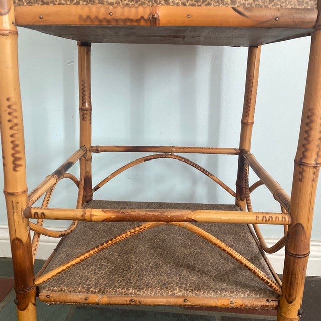 Early 20th Century Faux Bamboo Plant Stand Chairish